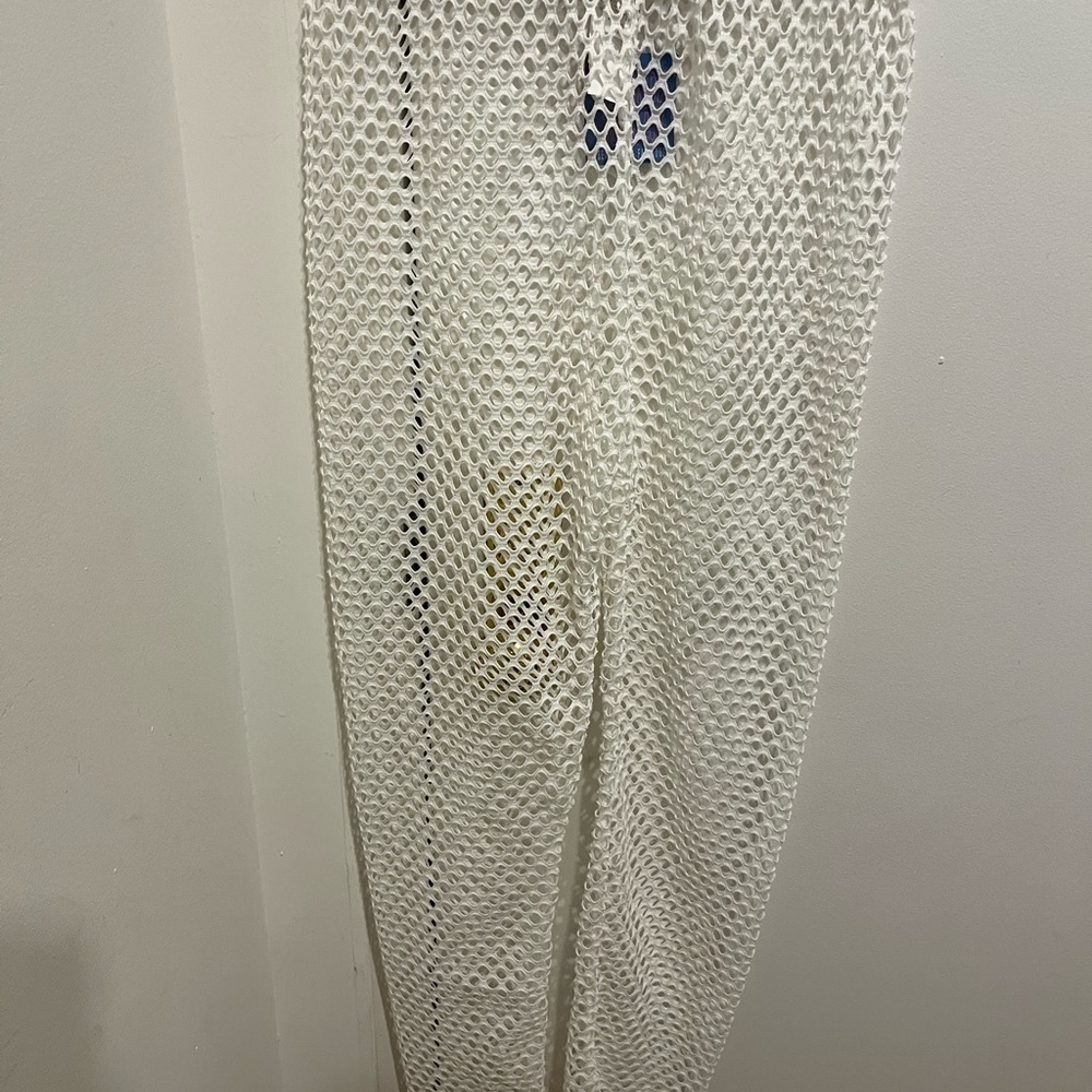 Jordan White Mesh Top